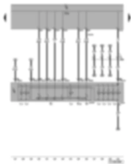 Wiring Diagram  VW GOLF 2005 - Light switch - fog light switch - rear fog light switch