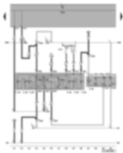 Wiring Diagram  VW GOLF 2005 - Front interior light - reading lights - rear interior light