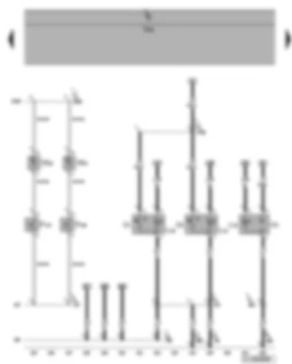 Wiring Diagram  VW GOLF 2005 - Driver vanity mirror contact switch - cigarette lighter - 12 V socket