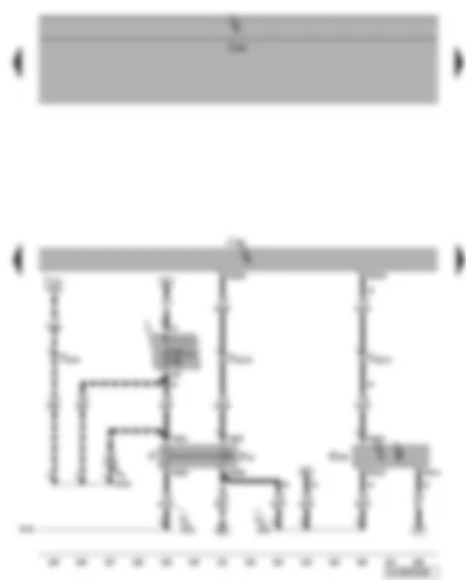 Wiring Diagram  VW GOLF 2005 - Motronic control unit - clutch position sender - brake light switch - brake pedal switch