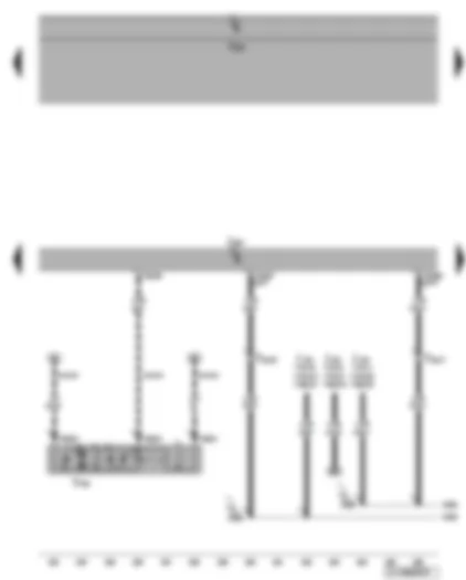 Wiring Diagram  VW GOLF 2005 - Motronic control unit - vacuum pump for brakes