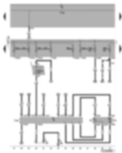Wiring Diagram  VW GOLF 2005 - Fuel pump control unit - fuel gauge sender - fuel pump