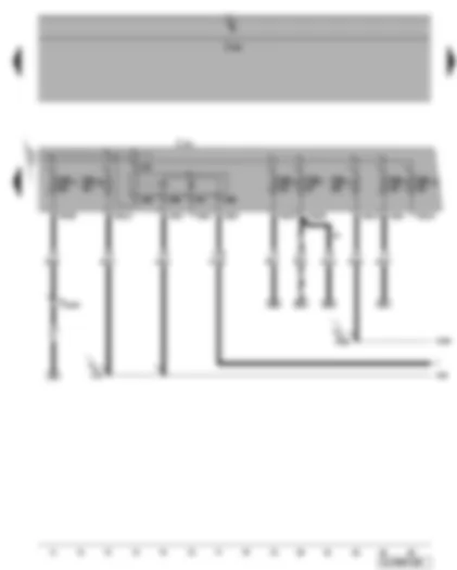 Wiring Diagram  VW GOLF 2005 - Motronic current supply relay