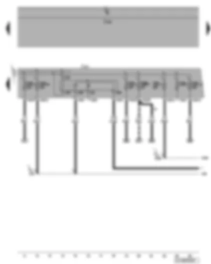 Wiring Diagram  VW GOLF 2006 - Terminal 30 voltage supply relay