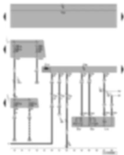 Электросхемa  VW GOLF 2006 - Блок управления двери водителя - электродвигатель стеклоподъемника двери водителя - выключатель переднего левого стеклоподъемника - выключатель переднего правого стеклоподъемника на двери водителя - предохранители