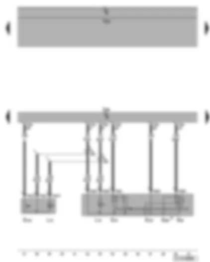Электросхемa  VW GOLF 2006 - Блок управления двери водителя - регулятор положения наружных зеркал - выключатель складывания зеркал - клавиша обогрева наружных зеркал - клавиша отпирания лючка заливной горловины топливного бака