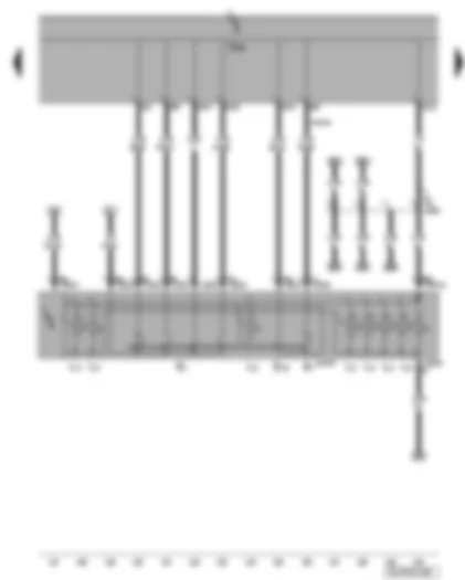 Электросхемa  VW GOLF 2006 - Переключатель освещения - выключатель противотуманных фар - выключатель задних противотуманных фонарей