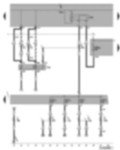Wiring Diagram  VW GOLF 2006 - Terminal 50 voltage supply relay - terminal 15 voltage supply relay 2