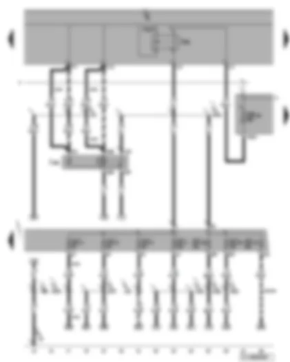 Wiring Diagram  VW GOLF 2005 - Terminal 50 voltage supply relay - terminal 15 voltage supply relay 2
