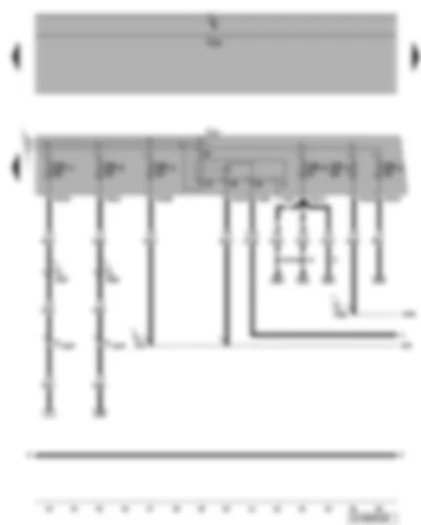 Wiring Diagram  VW GOLF 2006 - Motronic current supply relay