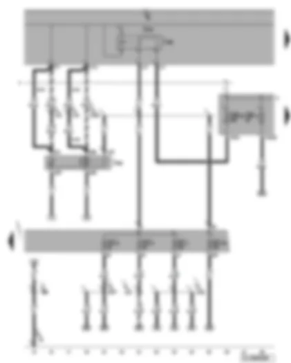 Wiring Diagram  VW GOLF 2006 - Terminal 50 voltage supply relay - terminal 15 voltage supply relay 2