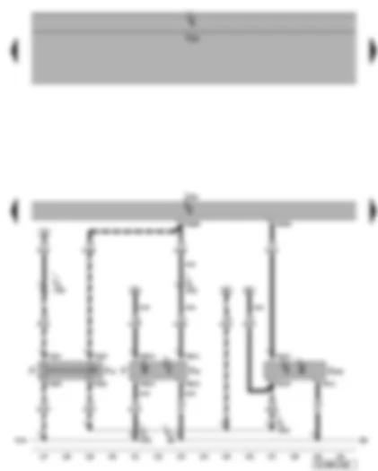 Wiring Diagram  VW GOLF 2006 - Engine control unit - brake light switch - brake pedal switch - cutch position sender