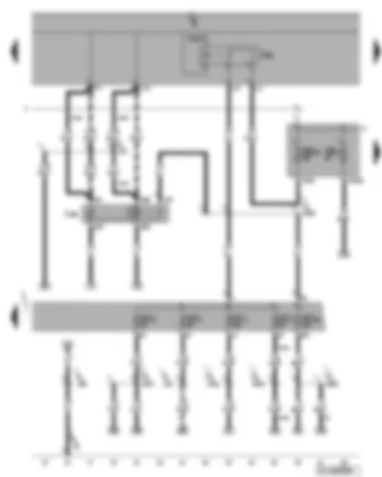 Wiring Diagram  VW GOLF 2006 - Terminal 50 voltage supply relay - terminal 15 voltage supply relay 2