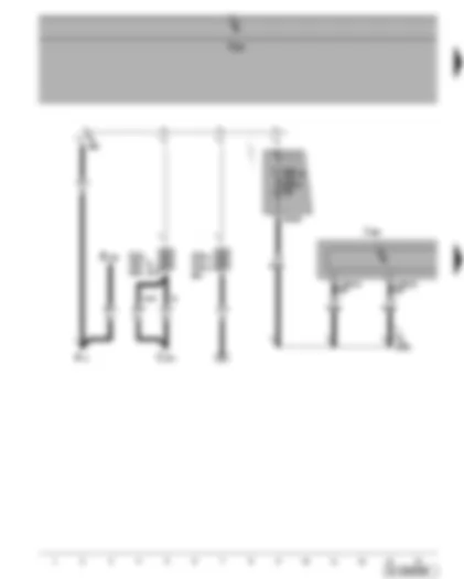 Wiring Diagram  VW GOLF 2006 - Control unit with display for radio and navigation system