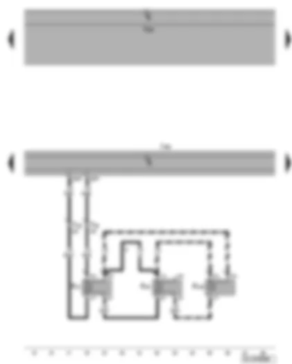 Wiring Diagram  VW GOLF 2006 - Control unit with display for radio and navigation system - front left loudspeaker