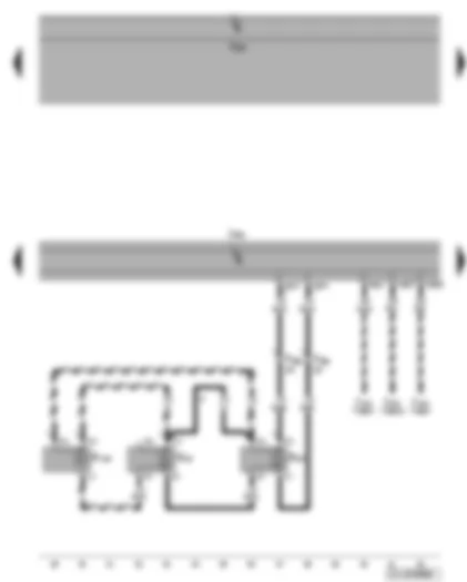 Wiring Diagram  VW GOLF 2006 - Control unit with display for radio and navigation system - front right loudspeaker