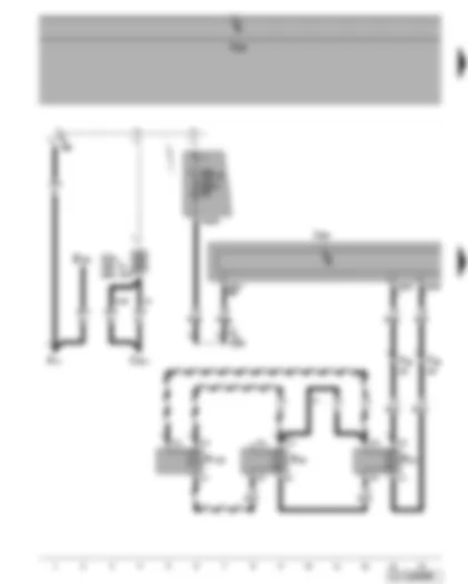 Wiring Diagram  VW GOLF 2006 - Control unit with display for radio and navigation system - front left loudspeaker