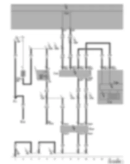 Wiring Diagram  VW GOLF 2006 - Magnetic field sender for compass - multifunction display