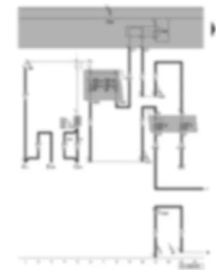 Wiring Diagram  VW GOLF 2006 - Terminal 15 voltage supply relay 2 - fuse locations