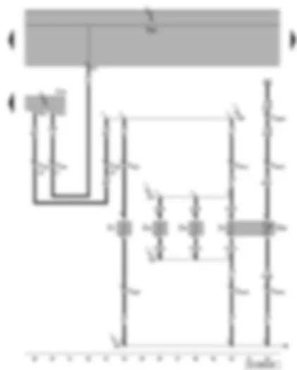 Wiring Diagram  VW GOLF 2006 - Heated front seats control unit - heated front passenger seat - front passenger seat cushion lateral support heater - heated front passenger seat backrest - front passenger seat temperature sensor