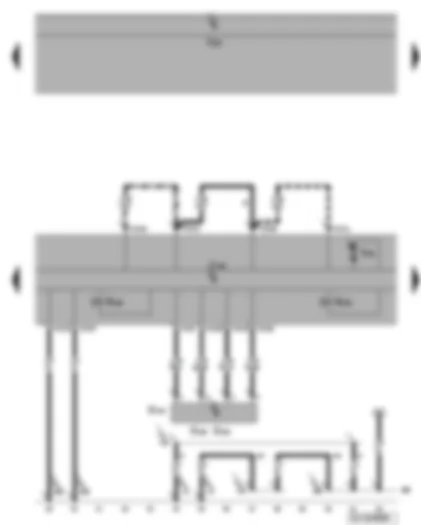 Wiring Diagram  VW GOLF 2006 - ABS control unit - ESP sensor unit - lateral acceleration sender - yaw rate sender - ABS hydraulic pump
