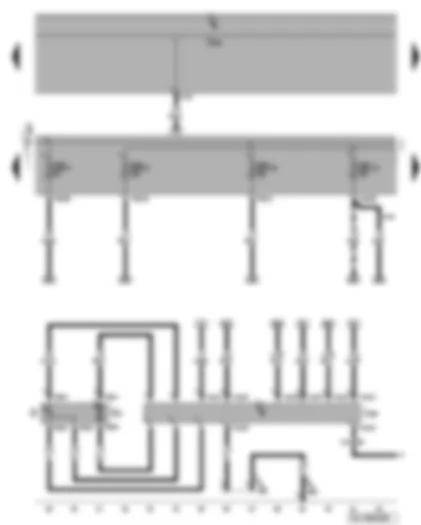 Wiring Diagram  VW GOLF 2006 - Fuel pump control unit - fuel gauge sender - fuel pump