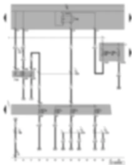 Wiring Diagram  VW GOLF 2007 - Terminal 50 voltage supply relay - terminal 15 voltage supply relay 2