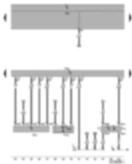 Электросхемa  VW GOLF 2006 - Блок управления двигателя - расходомер воздуха - диагностический насос топливной системы - выключатель стоп-сигнала - выключатель педали тормоза