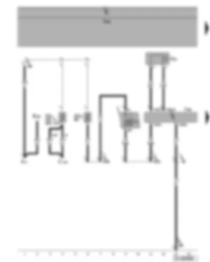Wiring Diagram  VW GOLF 2006 - Parking aid control unit - rear parking aid warning buzzer