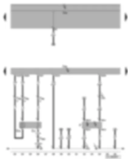 Wiring Diagram  VW GOLF 2007 - Engine control unit - Lambda probe - brake light switch