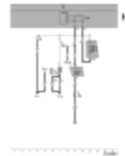 Wiring Diagram  VW GOLF 2006 - Terminal 15 voltage supply relay 2 - fuses