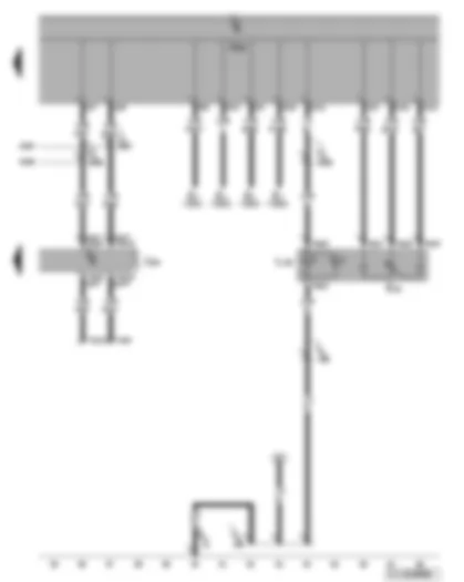 Электросхемa  VW GOLF 2007 - Диагностический интерфейс шин данных - регулятор яркости подсветки