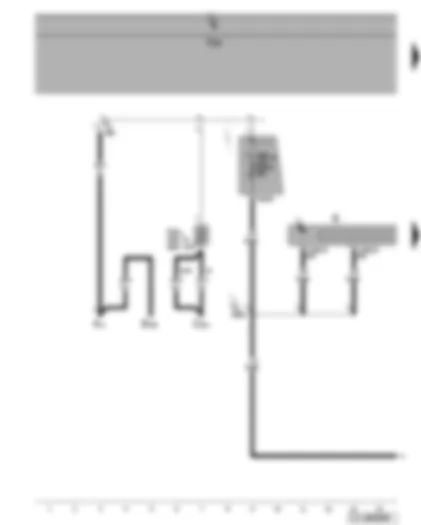 Wiring Diagram  VW GOLF 2009 - Radio - fuse SA1 - SB8 - SB19