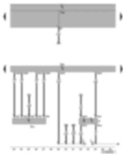 Wiring Diagram  VW GOLF 2010 - Engine control unit - air mass meter - brake light switch