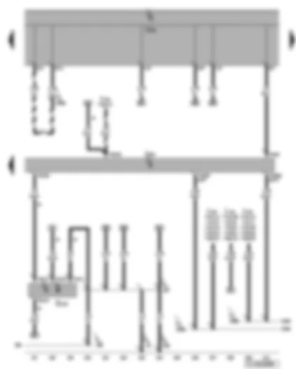 Wiring Diagram  VW GOLF 2007 - Engine control unit - clutch position sender
