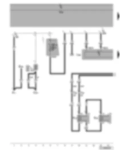 Wiring Diagram  VW GOLF 2007 - Control unit with display for radio and navigation system - fuses - front left loudspeaker