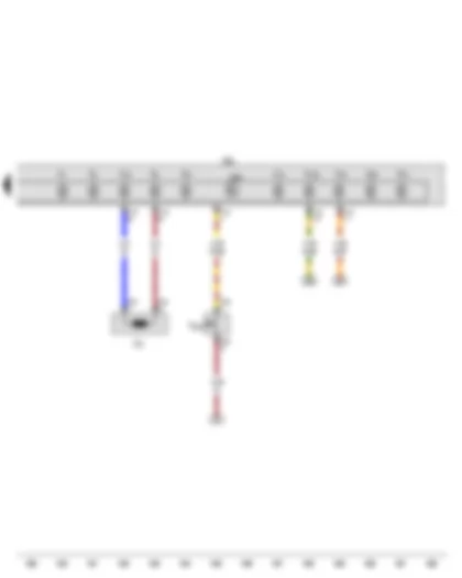 Электросхемa  VW GOLF 2013 - Считывающая катушка иммобилайзера - Выключатель стояночного тормоза - Блок управления комбинации приборов - Комбинация приборов