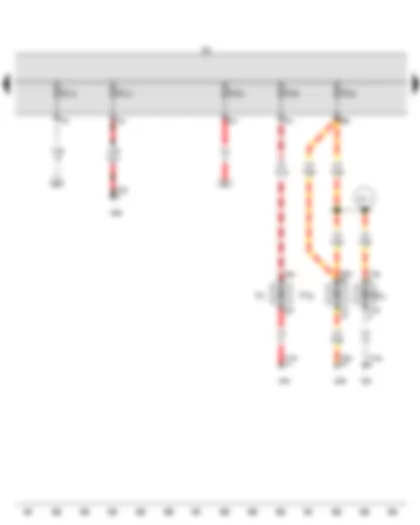 Wiring Diagram  VW GOLF 2014 - Fuse holder C