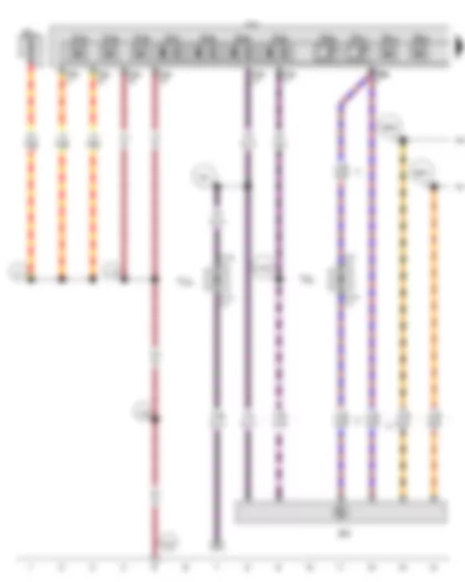 Wiring Diagram  VW GOLF 2015 - Engine control unit - Mechatronic unit for dual clutch gearbox