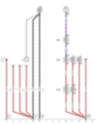 Wiring Diagram  VW GOLF 2015 - Earth point - on left in engine compartment - Earth point - on right A-pillar