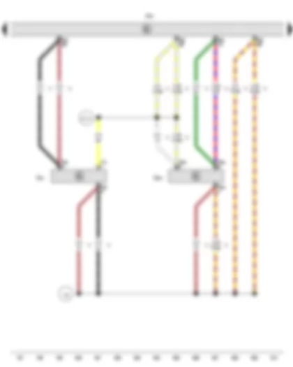 Wiring Diagram  VW GOLF 2014 - Hall sender - Position sender for charge pressure positioner - Engine control unit