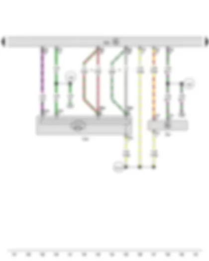 Wiring Diagram  VW GOLF 2016 - Hall sender - Engine control unit - Charge pressure positioner
