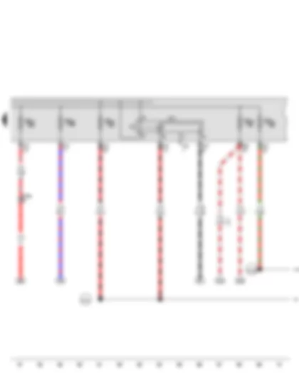 Wiring Diagram  VW GOLF 2012 - Main relay