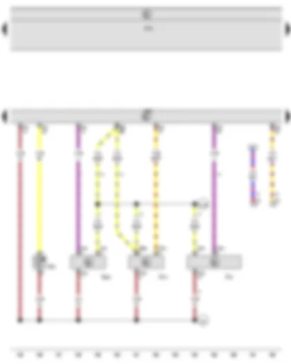 Wiring Diagram  VW GOLF 2010 - Radiator outlet coolant temperature sender - Brake servo pressure sensor - Gearbox neutral position sender - Engine control unit