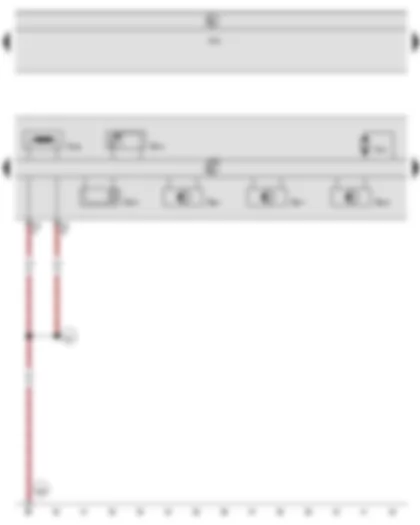 Wiring Diagram  VW GOLF 2012 - Gearbox input speed sender - Gearbox hydraulic pressure sender - Temperature sender in control unit - Clutch travel sender 1 - Clutch travel sender 2 - Gearbox input speed sender 3 - Mechatronic unit for dual clutch gearbox - Hydraulic pump motor