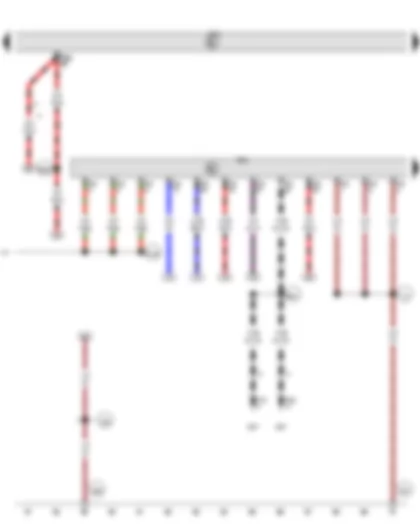 Wiring Diagram  VW GOLF 2012 - Engine control unit