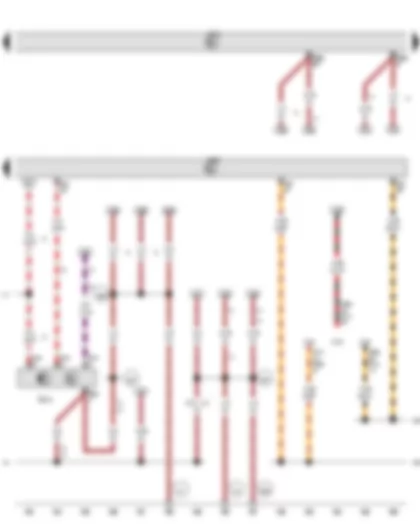 Wiring Diagram  VW GOLF 2012 - Clutch position sender - Engine control unit