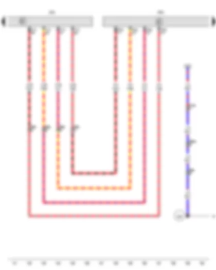 Wiring Diagram  VW GOLF 2012 - Engine control unit - Gas mode control unit