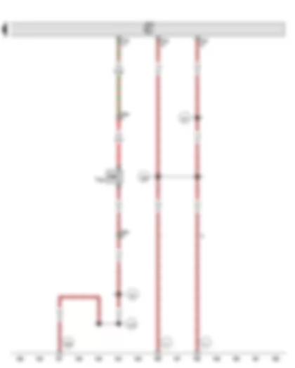 Wiring Diagram  VW GOLF 2011 - Bonnet contact switch