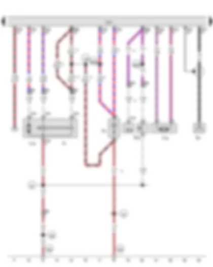 Wiring Diagram  VW GOLF 2012 - Rear lid handle release button - Luggage compartment light switch - Central locking and anti-theft alarm system aerial - Rear lid release motor - Tank filler flap locking motor - Luggage compartment light